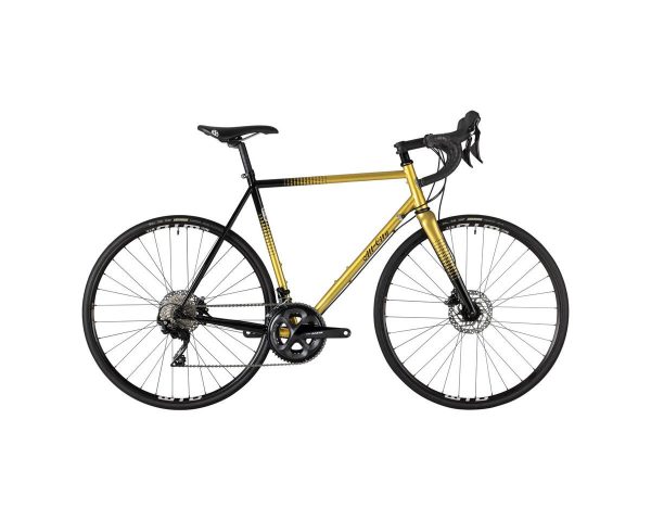 All-City Zig Zag Road Bike (Golden Leopard) (Shimano 105) (Steel Frame) (49cm)