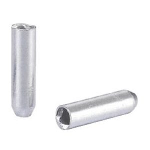 Alligator Derailleur Cable End Crimps (Silver) (500) (1.9mm)