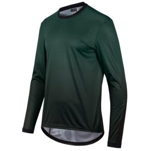 Assos T3 Trail Long Sleeve Jersey (Schwarzwald Green) (M)