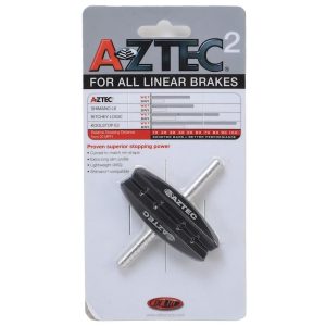 Aztec Cantilever Brake Pads (Black) (1 Pair) (Smooth Post)