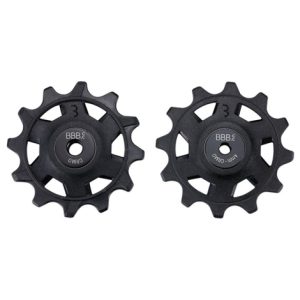 BBB BDP-10 RollerBoys 12T SRAM Jockey Wheels - Black / 12 Speed