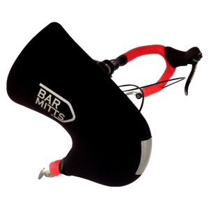 Bar Mitts Bar End Shifter Pogie Handlebar Mittens (Black) (One Size Fits Most)