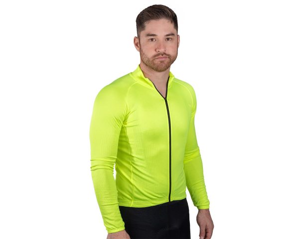 Bellwether Men's Draft Long Sleeve Jersey (Hi-Vis) (S)