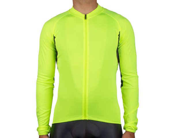 Bellwether Men's Sol-Air UPF 40+ Long Sleeve Jersey (Hi-Vis) (L)