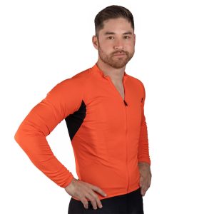 Bellwether Sol-Air UPF 40+ Long Sleeve Jersey (Orange) (M)