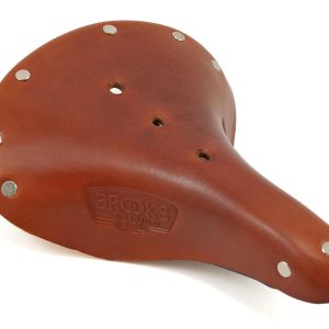 Brooks B17 Women's Saddle (Honey) (Black Steel Rails) (177mm)