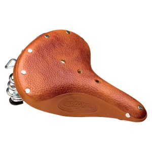 Brooks B67 S Women's Saddle (Honey) (Black Steel Rails) (210mm)