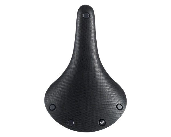 Brooks C19 Cambium Saddle (Black) (Steel Rails) (184mm)