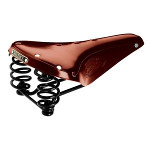 Brooks Flyer Men's Leather Saddle (Honey) (Steel Rails) (170mm)