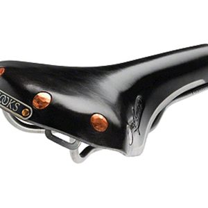 Brooks Swift Saddle (Black) (Chrome Steel Rails) (150mm)