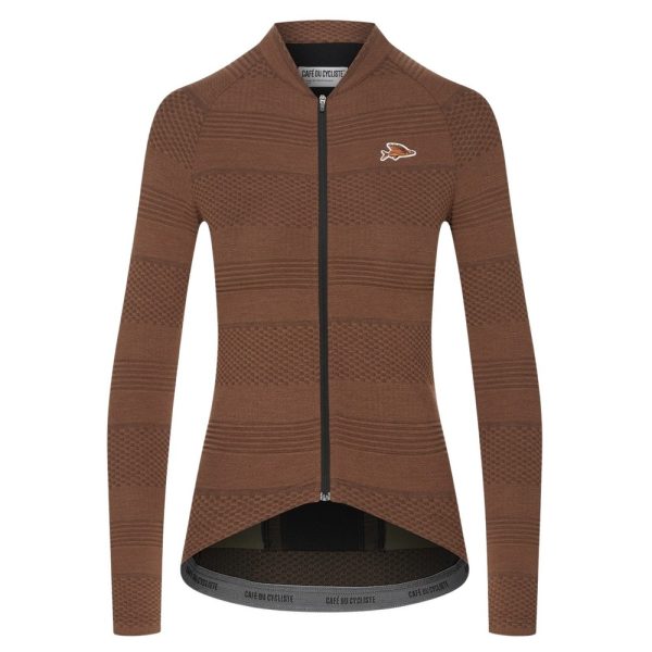 Café du Cycliste Corinne Textured Womens Long Sleeve Jersey