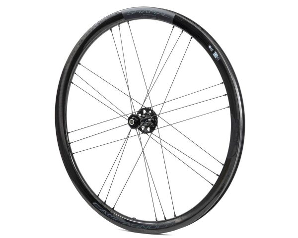 Campagnolo Shamal Carbon Disc Brake Front Wheel (Black) (12 x 100mm) (700c) (Centerlock) (Tubeless)