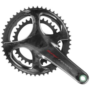 Campagnolo Super Record Carbon Ti Ultra Torque Chainset - 12 Speed - Black / 39/53 / 172.5mm