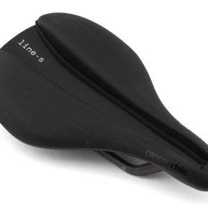 Cannondale Line S Carbon Flat Saddle (Black) (Carbon Rails) (142mm)