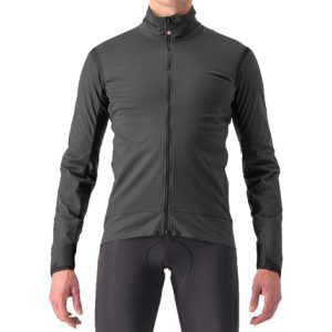 Castelli Alpha Ultimate Insulated Cycling Jacket - Dark Grey / Black / Small