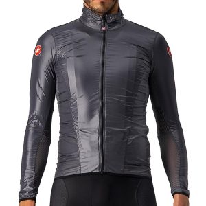 Castelli Aria Men's Shell Jacket (Dark Grey) (2XL)