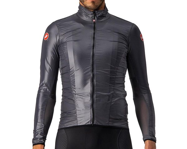 Castelli Aria Men's Shell Jacket (Dark Grey) (2XL)