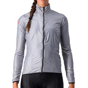 Castelli Aria Women's Shell Jacket (Silver Grey) (L)