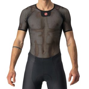 Castelli Core Mesh 3 SS Base Layer - Black / Small / Medium