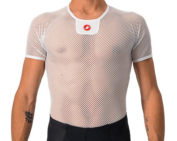 Castelli Core Mesh 3 Short Sleeve Base Layer (White) (S/M)