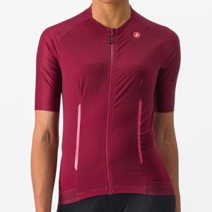 Castelli Endurance Women's Short Sleeve Jersey - Bordeaux / XSmall