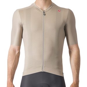 Castelli Espresso Short Sleeve Jersey (Clay/Black) (S)