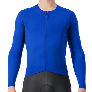 Castelli Fly Long Sleeve Jersey (Vivid Blue) (2XL)