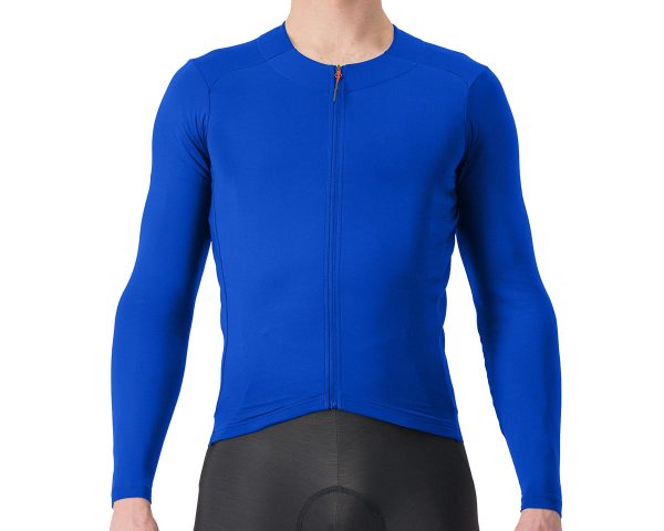 Castelli Fly Long Sleeve Jersey (Vivid Blue) (2XL)