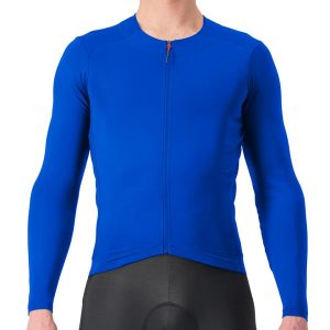 Castelli Fly Long Sleeve Jersey (Vivid Blue) (2XL)