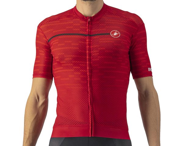 Castelli Insider Short Sleeve Jersey (Dark Red) (S)