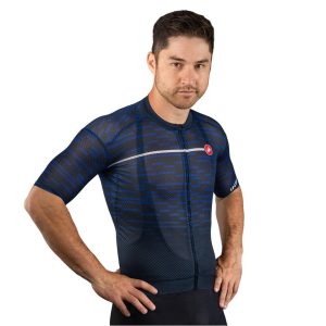 Castelli Insider Short Sleeve Jersey (Savile Blue) (M)