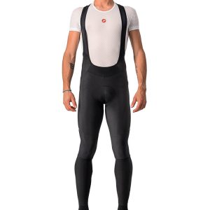 Castelli Men's Velocissimo 5 Bib Tights (Black/Silver Reflex) (S) (w/ Chamois)