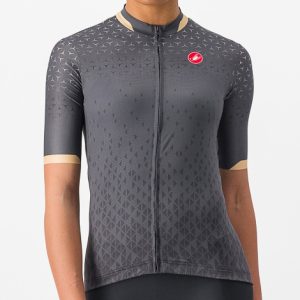 Castelli Pezzi Women's Short Sleeve Jersey - SS23 - Dark Grey / XSmall