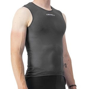 Castelli Pro Mesh 2.0 Sleeveless Base Layer (Black) (L)