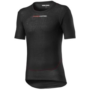 Castelli Prosecco Tech Short Sleeve Base Layer (Black) (S)