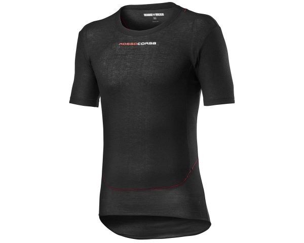 Castelli Prosecco Tech Short Sleeve Base Layer (Black) (S)