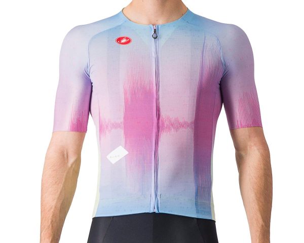 Castelli R-A/D Short Sleeve Jersey (Multicolor Violet) (S)