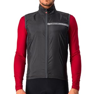 Castelli Squadra Stretch Vest (Light Black/Dark Grey) (2XL)