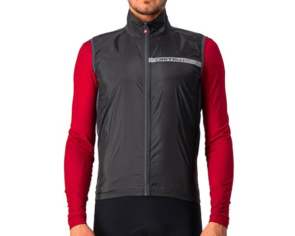 Castelli Squadra Stretch Vest (Light Black/Dark Grey) (L)