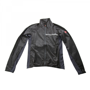 Castelli | Squadra Stretch Women's Jacket | Size Extra Large In Light Black/dark Gray | Nylon