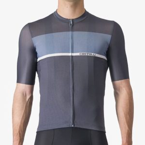 Castelli Tradizione Short Sleeve Cycling Jersey - Twilight Blue / Light Steel Blue / XSmall