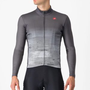 Castelli Unlimited Thermal Long Sleeve Jersey - Dark Grey / Silver Grey / XSmall