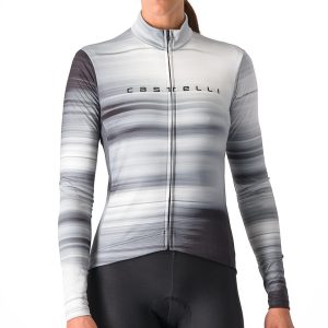 Castelli Women's Phase Long Sleeve Jersey (Black/White) (L)