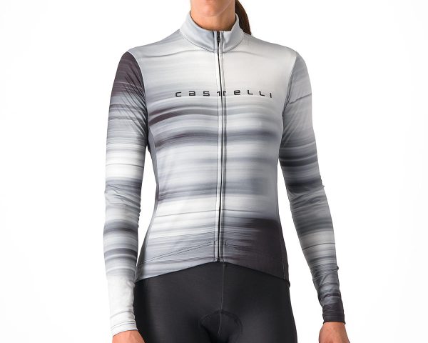 Castelli Women's Phase Long Sleeve Jersey (Black/White) (L)