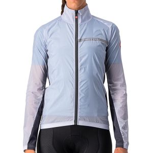 Castelli Women's Squadra Stretch Jacket (Silver Grey/Dark Grey) (XL)