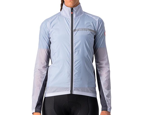 Castelli Women's Squadra Stretch Jacket (Silver Grey/Dark Grey) (XL)