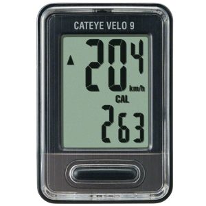 CatEye Velo 9 Bike Computer (Black) (Wired)