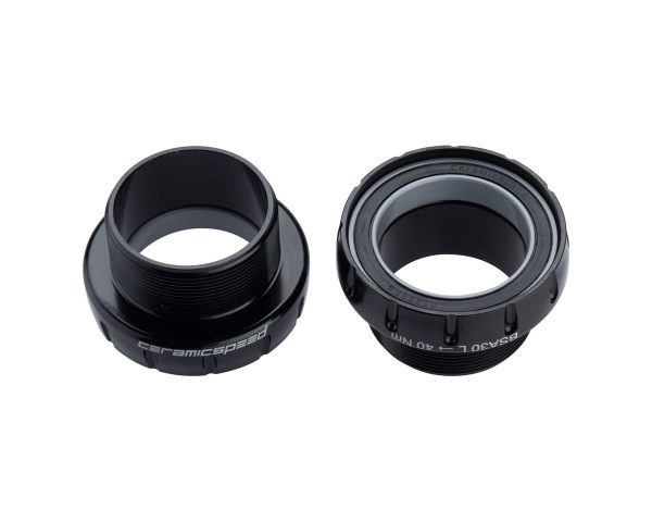 CeramicSpeed BSA Bottom Bracket (Black) (73mm) (30mm Spindle) (Coated Ceramic Bearings) (MTB)