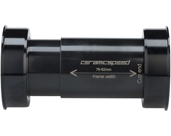 CeramicSpeed PF4630 Bottom Bracket (Black) (68-86mm) (30mm Spindle) (Coated Ceramic Bearings)