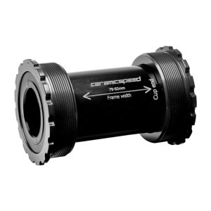 CeramicSpeed T47 Bottom Bracket (Black) (86mm) (SRAM DUB Spindle) (Ceramic Bearings)